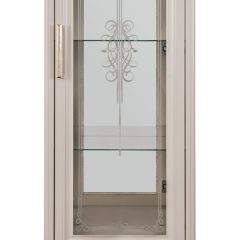 Витрина одностворчатая Мокко (бежевый) в Приобье - priobie.mebel24.online | фото 2