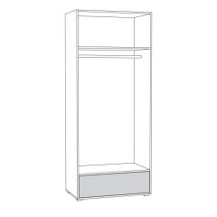 Вуди Шкаф для одежды 13.138 в Приобье - priobie.mebel24.online | фото 2
