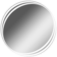 Зеркало Берг 700х700 с подсветкой Домино (GL7055Z) в Приобье - priobie.mebel24.online | фото