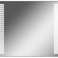 Зеркало Cosmo 90 black с подсветкой Sansa (SC1051Z) в Приобье - priobie.mebel24.online | фото