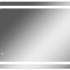 Зеркало Elis 100 white с подсветкой Sansa (SEe1045Z) в Приобье - priobie.mebel24.online | фото