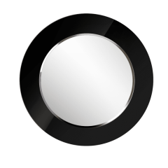 Зеркало круглое черный (РМ/02) в Приобье - priobie.mebel24.online | фото