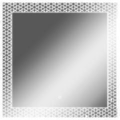 Зеркало Манила 700х700 с подсветкой Домино (GL7052Z) в Приобье - priobie.mebel24.online | фото
