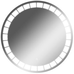 Зеркало Маскат 700х700 с подсветкой Домино (GL7057Z) в Приобье - priobie.mebel24.online | фото