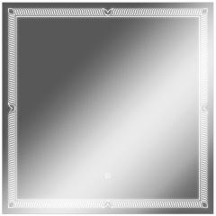Зеркало Паликир 700х700 с подсветкой Домино (GL7051Z) в Приобье - priobie.mebel24.online | фото