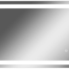 Зеркало Прага 800х550 с подсветкой Домино (GL7021Z) в Приобье - priobie.mebel24.online | фото 1
