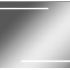 Зеркало Ray 100 black с подсветкой Sansa (SR1035Z) в Приобье - priobie.mebel24.online | фото