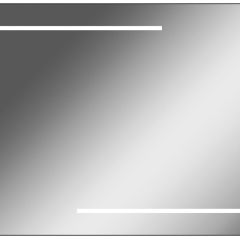 Зеркало Ray 90 black с подсветкой Sansa (SR1036Z) в Приобье - priobie.mebel24.online | фото
