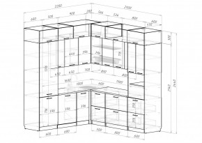 АЛЬБА Кухонный гарнитур Гранд Прайм  (2200*2500 мм) в Приобье - priobie.mebel24.online | фото 2