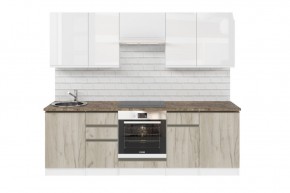 АНТИКА Кухонный гарнитур Базис (2400 мм) в Приобье - priobie.mebel24.online | фото 3