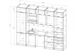 АНТИКА Кухонный гарнитур Экстра 5 (3000 мм) в Приобье - priobie.mebel24.online | фото 2