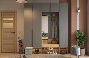 БАСКО Прихожая К7 (графит) в Приобье - priobie.mebel24.online | фото 15