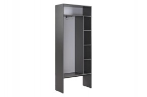 БАСКО Прихожая К7 (графит) в Приобье - priobie.mebel24.online | фото 7