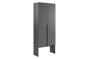 БАСКО Шкаф двухдверный L800 (графит) в Приобье - priobie.mebel24.online | фото