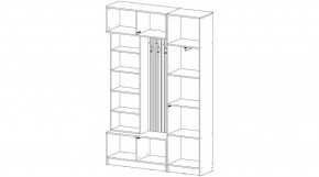 БАВАРИЯ Прихожая (дуб вотан/кашемир) в Приобье - priobie.mebel24.online | фото 4
