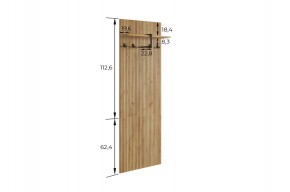 БОДРУМ Прихожая (модульная) дуб крафт золотой в Приобье - priobie.mebel24.online | фото 2