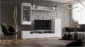 ДАЛЛАС Гостиная (модульная) цемент светлый в Приобье - priobie.mebel24.online | фото