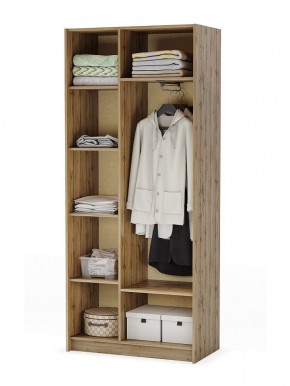 ДАРЬЯ Шкаф (Крафт серый/Крафт белый) гостиная в Приобье - priobie.mebel24.online | фото 4