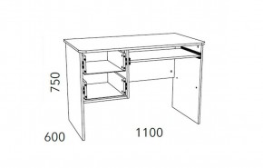 Детская Фанк Стол для компьютера НМ 009.19-05 М2 в Приобье - priobie.mebel24.online | фото 3