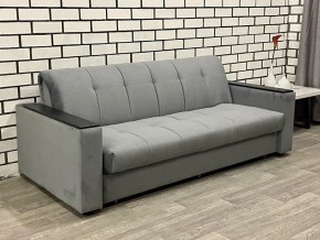 Диван Аккордеон 1280*2000 НПБ подлокотник ПРЯМОЙ накладки МДФ в Приобье - priobie.mebel24.online | фото