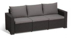 Диван Калифорния 3-х местный (California 3 Sofa), графит в Приобье - priobie.mebel24.online | фото 2
