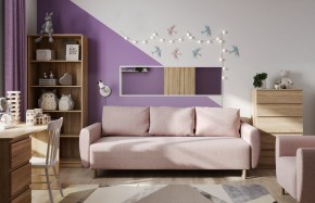 Диван-кровать Тулисия светло-розовый, ткань рогожка в Приобье - priobie.mebel24.online | фото 4