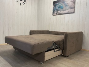 Диван Уют Аккордеон БД 1400 с подлокотниками (НПБ) велюр Bali 05 в Приобье - priobie.mebel24.online | фото 4