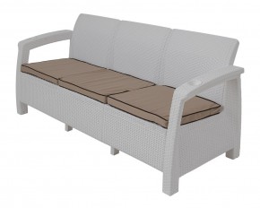 Диван Yalta Premium Sofa 3 Set (Ялта) белый (+подушки под спину) в Приобье - priobie.mebel24.online | фото