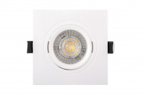 DK3021-WH Встраиваемый светильник, IP 20, 10 Вт, GU5.3, LED, белый, пластик в Приобье - priobie.mebel24.online | фото 1