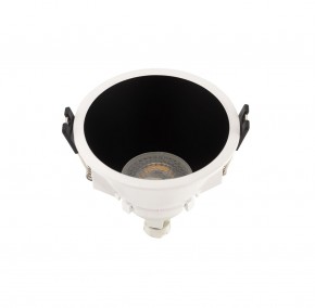 DK3026-WB Встраиваемый светильник, IP 20, 10 Вт, GU5.3, LED, белый/черный, пластик в Приобье - priobie.mebel24.online | фото 2