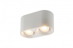 DK3036-WH Светильник накладной IP 20, 10 Вт, GU5.3, LED, белый, пластик в Приобье - priobie.mebel24.online | фото 1