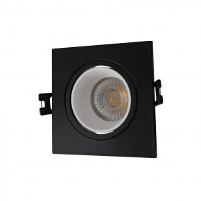 DK3071-BK+WH Встраиваемый светильник, IP 20, 10 Вт, GU5.3, LED, черный/белый, пластик в Приобье - priobie.mebel24.online | фото