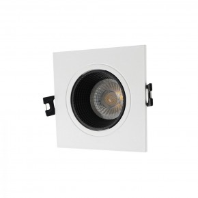 DK3071-WH+BK Встраиваемый светильник, IP 20, 10 Вт, GU5.3, LED, белый/черный, пластик в Приобье - priobie.mebel24.online | фото