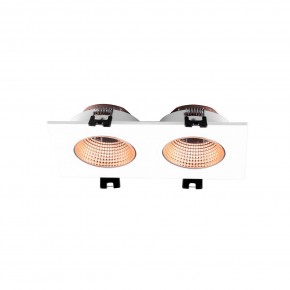 DK3072-WBR Встраиваемый светильник, IP 20, 10 Вт, GU5.3, LED, белый/бронзовый, пластик в Приобье - priobie.mebel24.online | фото 2