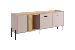 ДОМИНИКА Гостиная (модульная) кашемир/дуб крафт золотой в Приобье - priobie.mebel24.online | фото 8
