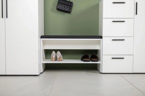 ЭЙР прихожая (модульная) Белый Шагрень в Приобье - priobie.mebel24.online | фото 23
