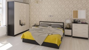 Фиеста Кровать 1800, цвет венге/дуб лоредо, ШхГхВ 183,5х203,5х80 см., сп.м. 1800х2000 мм., без матраса, основание есть в Приобье - priobie.mebel24.online | фото 5