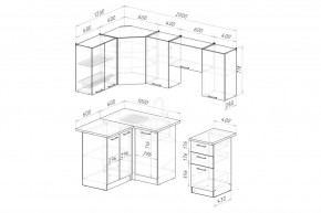 ГЛОРИЯ Кухонный гарнитур Оптима 5 (1200*2000 мм) в Приобье - priobie.mebel24.online | фото 2