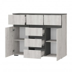 Гостиная Мрия (модульная) Бетон пайн светлый/Графит в Приобье - priobie.mebel24.online | фото 14
