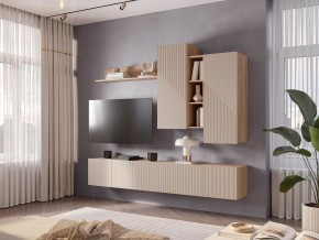 Гостиный модуль Эмилия ГМ-12 (Дуб смоки/Айриш (MF03)) в Приобье - priobie.mebel24.online | фото 3