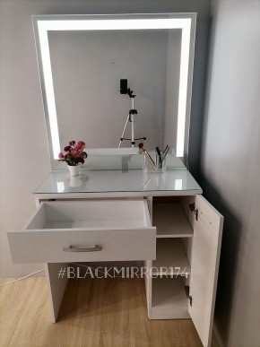 Гримерный стол ГС1LEDД80 в Приобье - priobie.mebel24.online | фото 3