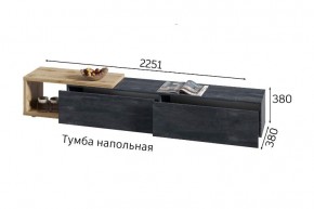 ХЛОЯ Гостиная (Дуб Вотан/Обсидиан) модульная в Приобье - priobie.mebel24.online | фото 9