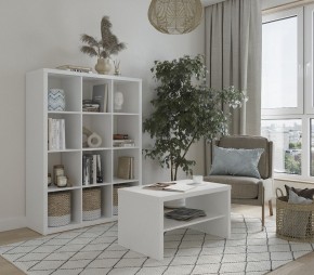 Журнальный стол Энкель 82С, тамбурат, цвет белый в Приобье - priobie.mebel24.online | фото 4