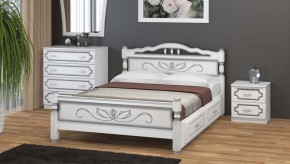КАРИНА-5 Кровать из массива 900 с 2-мя ящиками в Приобье - priobie.mebel24.online | фото 1