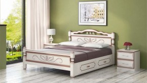 КАРИНА-5 Кровать из массива 900 с 2-мя ящиками в Приобье - priobie.mebel24.online | фото 2