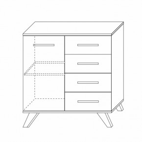 Комод 900 Вега Скандинавия в Приобье - priobie.mebel24.online | фото 8