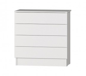 Комод Фаворит-3 (Белый текстурный) в Приобье - priobie.mebel24.online | фото 2