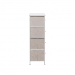 Комод Leset Линкс 4 ящ. (к/з), Каркас Белый, ящики Белые в Приобье - priobie.mebel24.online | фото 4