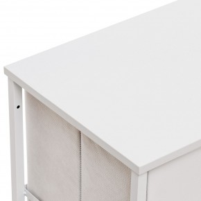 Комод Leset Линкс 4 ящ. (к/з), Каркас Белый, ящики Белые в Приобье - priobie.mebel24.online | фото 6
