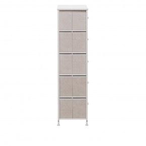 Комод Leset Линкс 5 ящ. (к/з), Каркас Белый, ящики Белые в Приобье - priobie.mebel24.online | фото 5